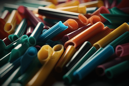 工厂胶挤工艺的视觉呈现 平面设计中的创意图形与产品表达